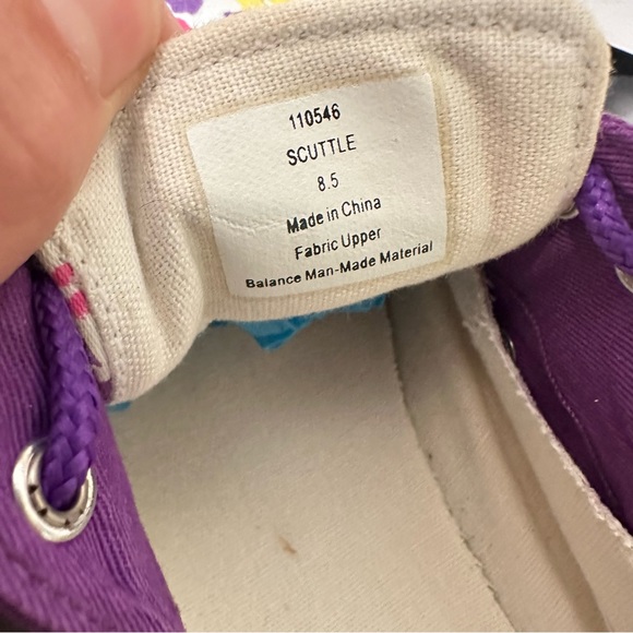 Blue Fin Floral Scuttle Flats 8.5 - Picture 9 of 10